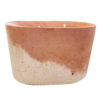 Oval Concrete Candle side